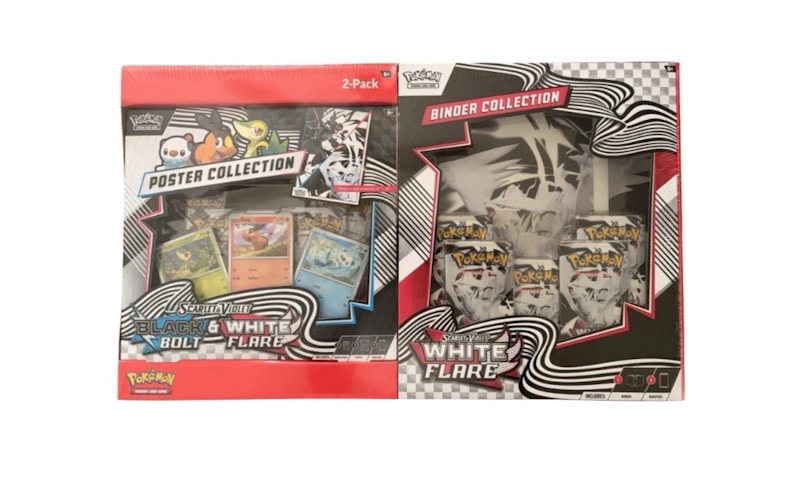 Pokmon Black Bolt & White Flare Poster Collection and White Flare Binder  Collection Bundle (Sam's Club Exclusive) - US