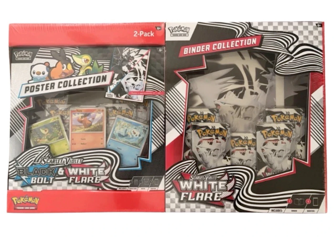 Pokmon Black Bolt & White Flare Poster Collection and White Flare Binder Collection Bundle (Sam's Club Exclusive) - US Pokmon Black Bolt & White Flare Poster Collection and White Flare Binder Collection Bundle (Sam's Club Exclusive) - US