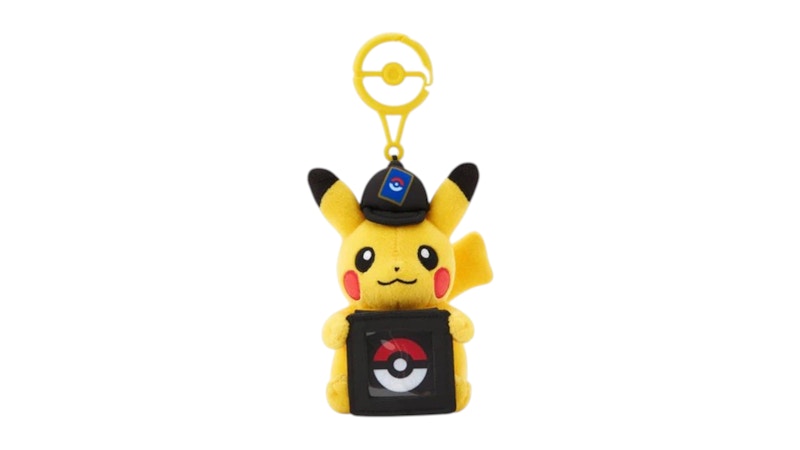 Pokemon Center Pikachu Card Game Coin Holder Keychain Plush