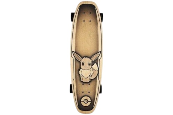 Pokemon Center x Bear Walker Eevee Skateboard Deck