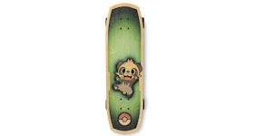 Pokemon Center x Bear Walker: Pancham Skateboard Green