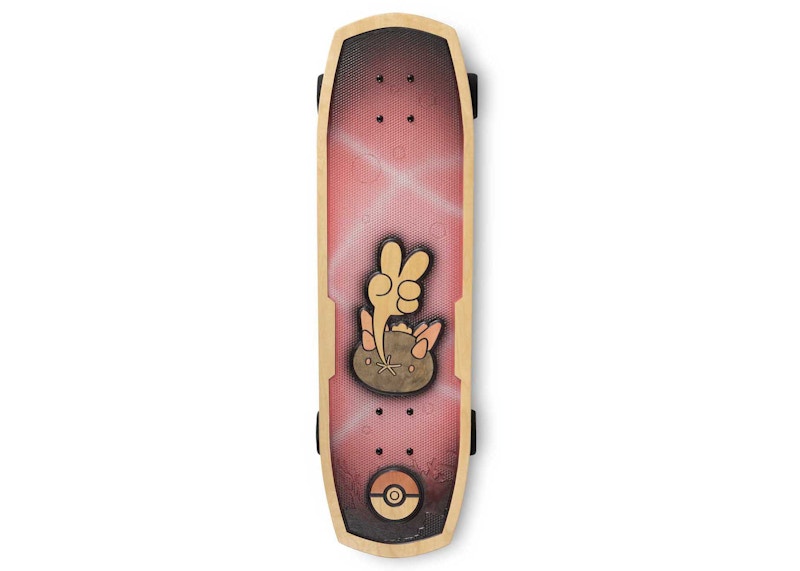 Pokemon Center x Bear Walker: Pyukumuku Skateboard Red - SS21 - US