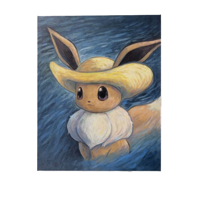 Pokemon Center x Van Gogh Museum: Eevee Inspired by Self-Portrait 