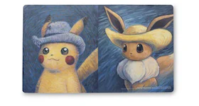 Pokemon Center x Van Gogh Museum: Pikachu & Eevee Inspired by Vincent's Self-Portraits Playmat