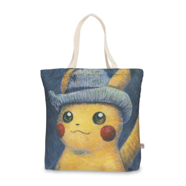 Pokemon Center x Van Gogh Museum: Pikachu Inspired by Self-Portrait with  Grey Felt Hat Canvas Tote