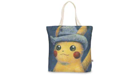 Pokemon Center x Van Gogh Museum: Pikachu Inspired by Self-Portrait with Grey Felt Hat Canvas Tote