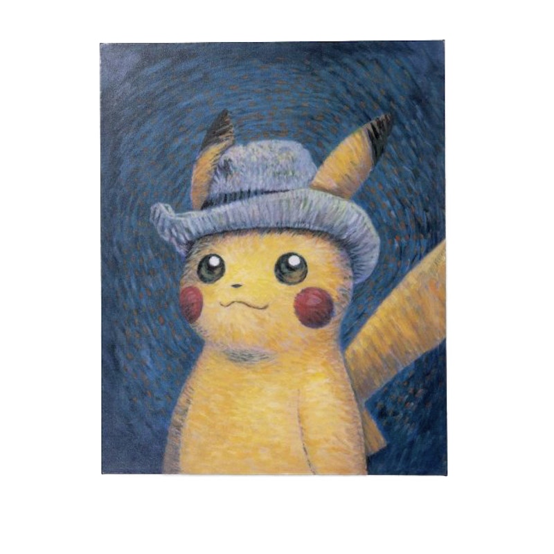 Pokmon×Van Gogh Museum ゴッホピカチュウ プリントアート - その他