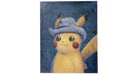 Pokemon Center x Van Gogh Museum: Pikachu Inspired by Self-Portrait with Grey Felt Hat Canvas Wall Art
