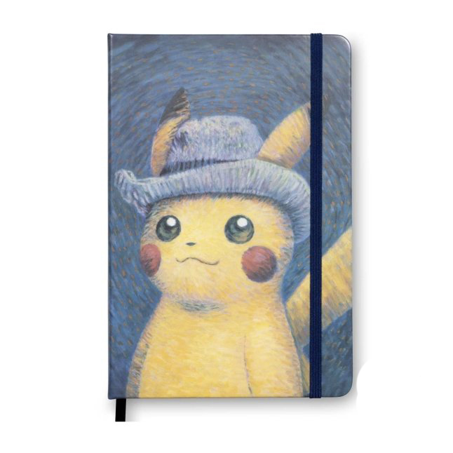 Pokemon Center x Van Gogh Museum: Pikachu Inspired by Self-Portrait with Grey Felt Hat Journal