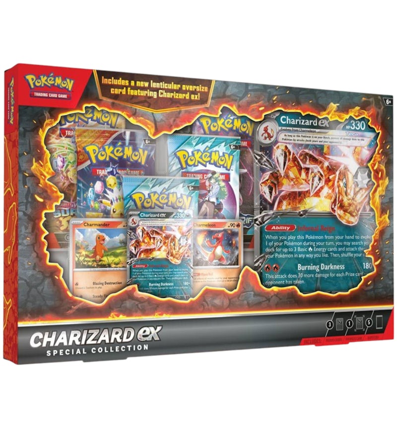 Pokmon Charizard Ex Special Collection Box - US Pokmon Charizard Ex Special Collection Box - US