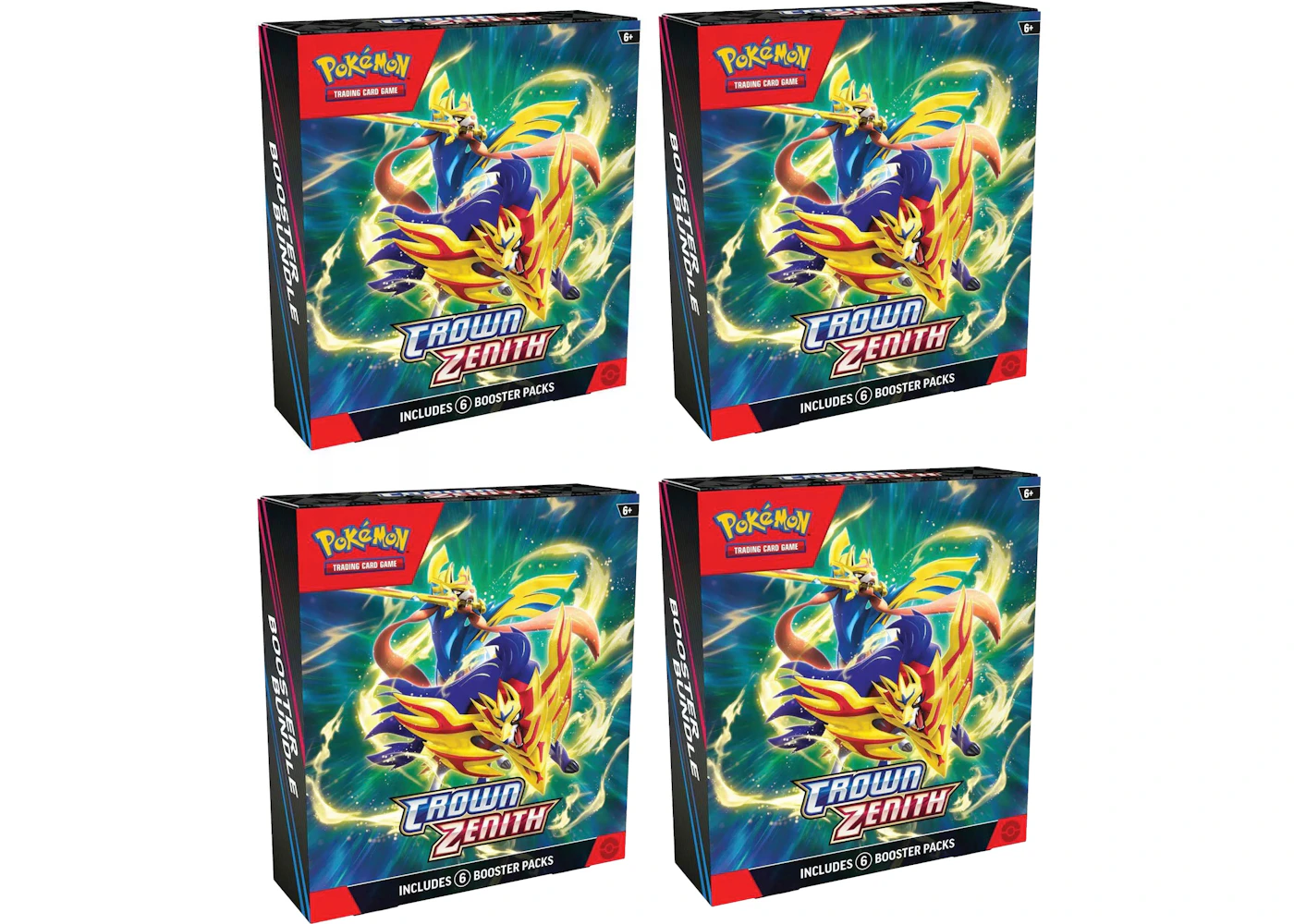 Pokmon Crown Zenith Booster Bundle 4x Lot - US Pokmon Crown Zenith Booster Bundle 4x Lot - US