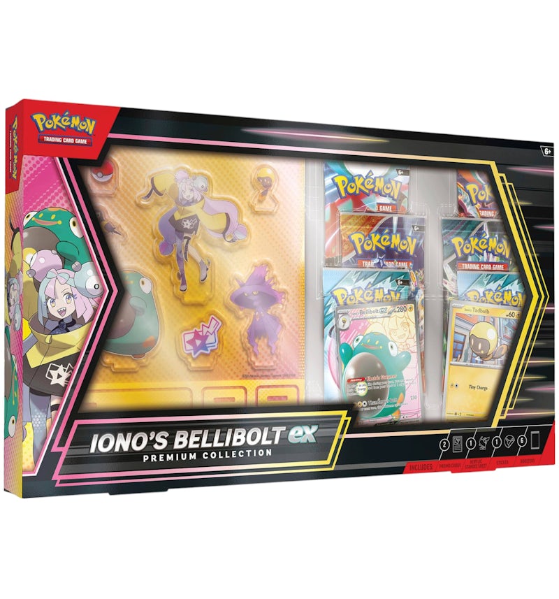 Pokmon Iono's Bellibolt Ex Premium Collection Box - US Pokmon Iono's Bellibolt Ex Premium Collection Box - US