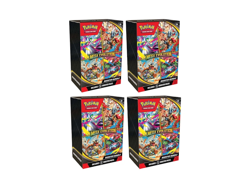 Pokémon Mega Evolution - Base Set Booster Bundle 4x Lot - GB