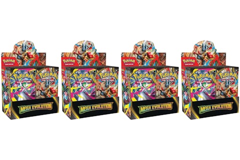 Pokmon Mega Evolution Base Set Booster Box (36 Boosters) 4x Lot - GB Pokmon Mega Evolution Base Set Booster Box (36 Boosters) 4x Lot - GB