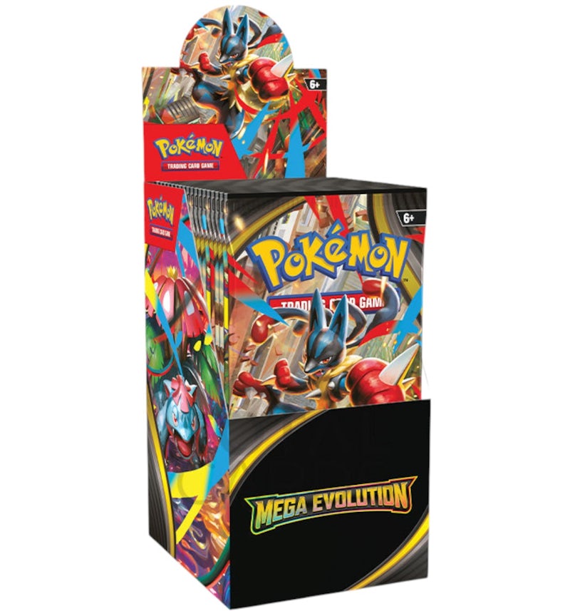 Pokmon Mega Evolution - Base Set Half Booster Box (18 Boosters) - GB Pokmon Mega Evolution - Base Set Half Booster Box (18 Boosters) - GB