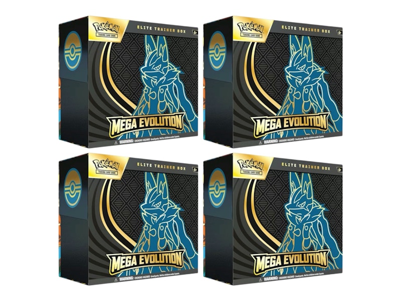 Pokmon Mega Evolution Mega Lucario Elite Trainer Box 4x Lot - US