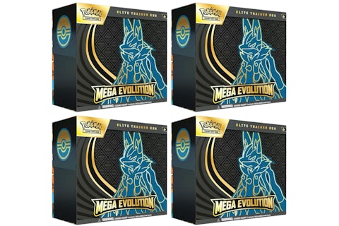 Pokmon Mega Evolution Mega Lucario Elite Trainer Box 4x Lot - US Pokmon Mega Evolution Mega Lucario Elite Trainer Box 4x Lot - US