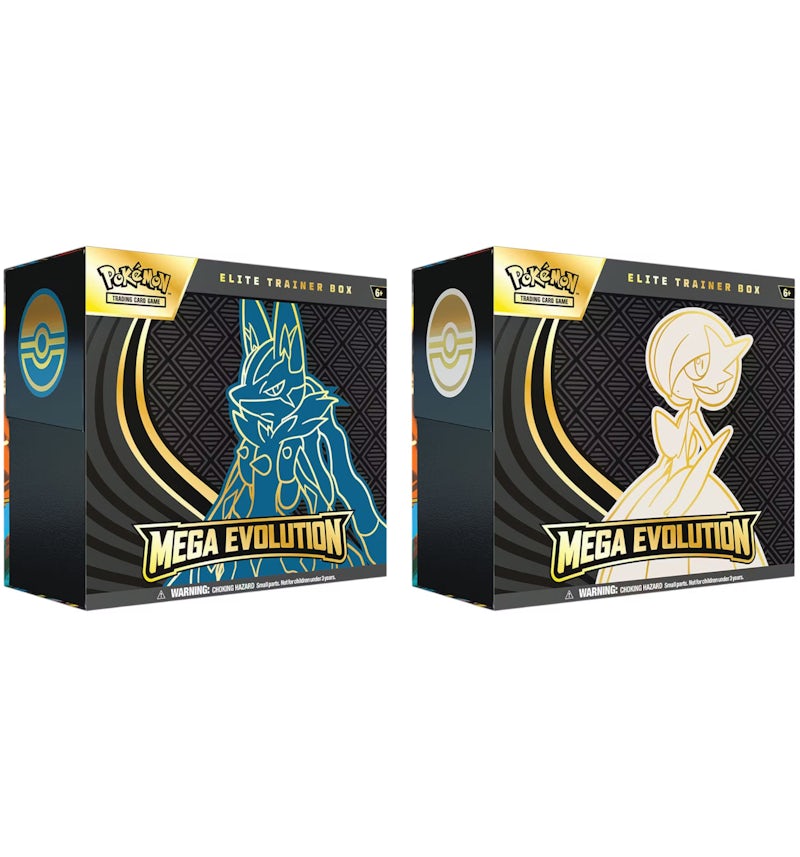 Pokmon Mega Evolution Mega Lucario & Mega Gardevoir Elite Trainer Box 2x Lot - US Pokmon Mega Evolution Mega Lucario & Mega Gardevoir Elite Trainer Box 2x Lot - US