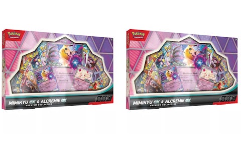 Pokmon Mimikyu ex & Alcremie ex Premium Collection 2x Lot - US Pokmon Mimikyu ex & Alcremie ex Premium Collection 2x Lot - US