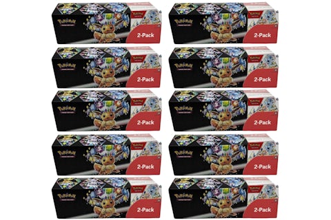 Pokmon Prismatic Evolutions Surprise Box (Sam's Club Exclusive) Booster Bundle 2 Pack 10x Lot - US Pokmon Prismatic Evolutions Surprise Box (Sam's Club Exclusive) Booster Bundle 2 Pack 10x Lot - US
