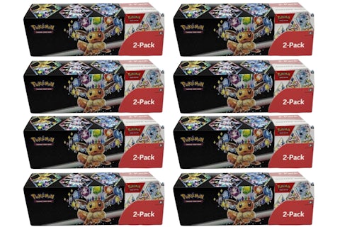 Pokmon Prismatic Evolutions Surprise Box (Sam's Club Exclusive) Booster Bundle 2 Pack 8x Lot - US Pokmon Prismatic Evolutions Surprise Box (Sam's Club Exclusive) Booster Bundle 2 Pack 8x Lot - US