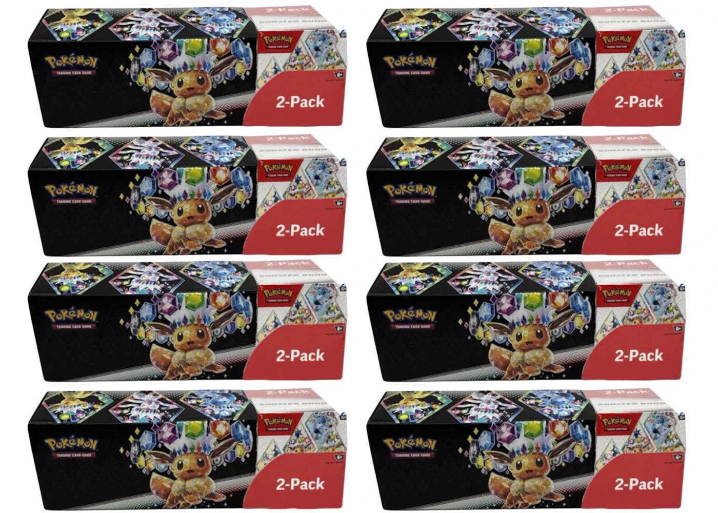 Pokmon Prismatic Evolutions Surprise Box (Sam's Club Exclusive) Booster Bundle 2 Pack 8x Lot - US Pokmon Prismatic Evolutions Surprise Box (Sam's Club Exclusive) Booster Bundle 2 Pack 8x Lot - US
