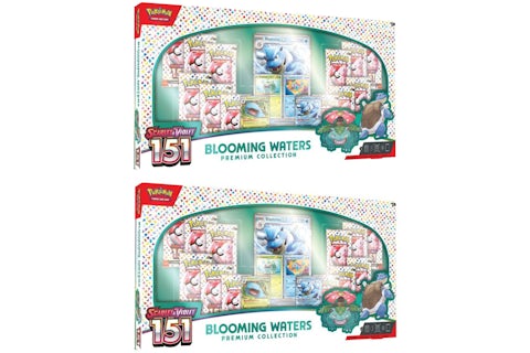 Pokmon Scarlet & Violet 151 Blooming Waters Premium Collection Box 2x Lot - US Pokmon Scarlet & Violet 151 Blooming Waters Premium Collection Box 2x Lot - US