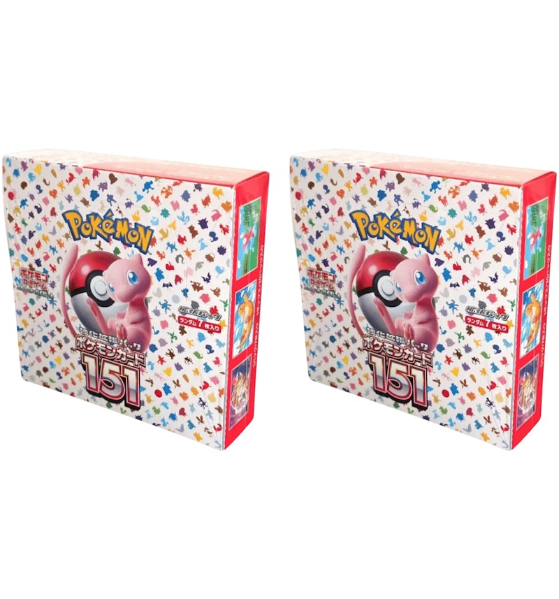 Pokmon Scarlet & Violet 151 Booster Box (Japanese) 2x Lot - US Pokmon Scarlet & Violet 151 Booster Box (Japanese) 2x Lot - US