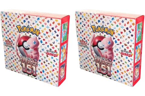 Pokmon Scarlet & Violet 151 Booster Box (Japanese) 2x Lot - GB Pokmon Scarlet & Violet 151 Booster Box (Japanese) 2x Lot - GB