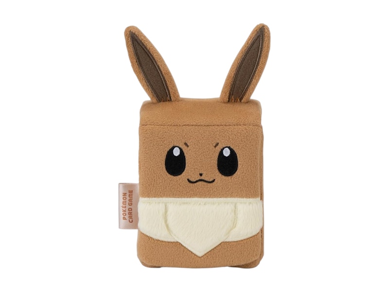 Pre-owned Pokémon Men's Pokemon Scarlet & Violet Eevee Plush Deck Case