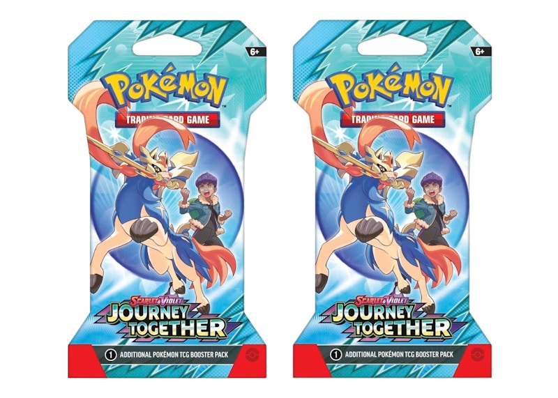 Pokmon Scarlet & Violet Journey Together Booster Pack 2x Lot - US