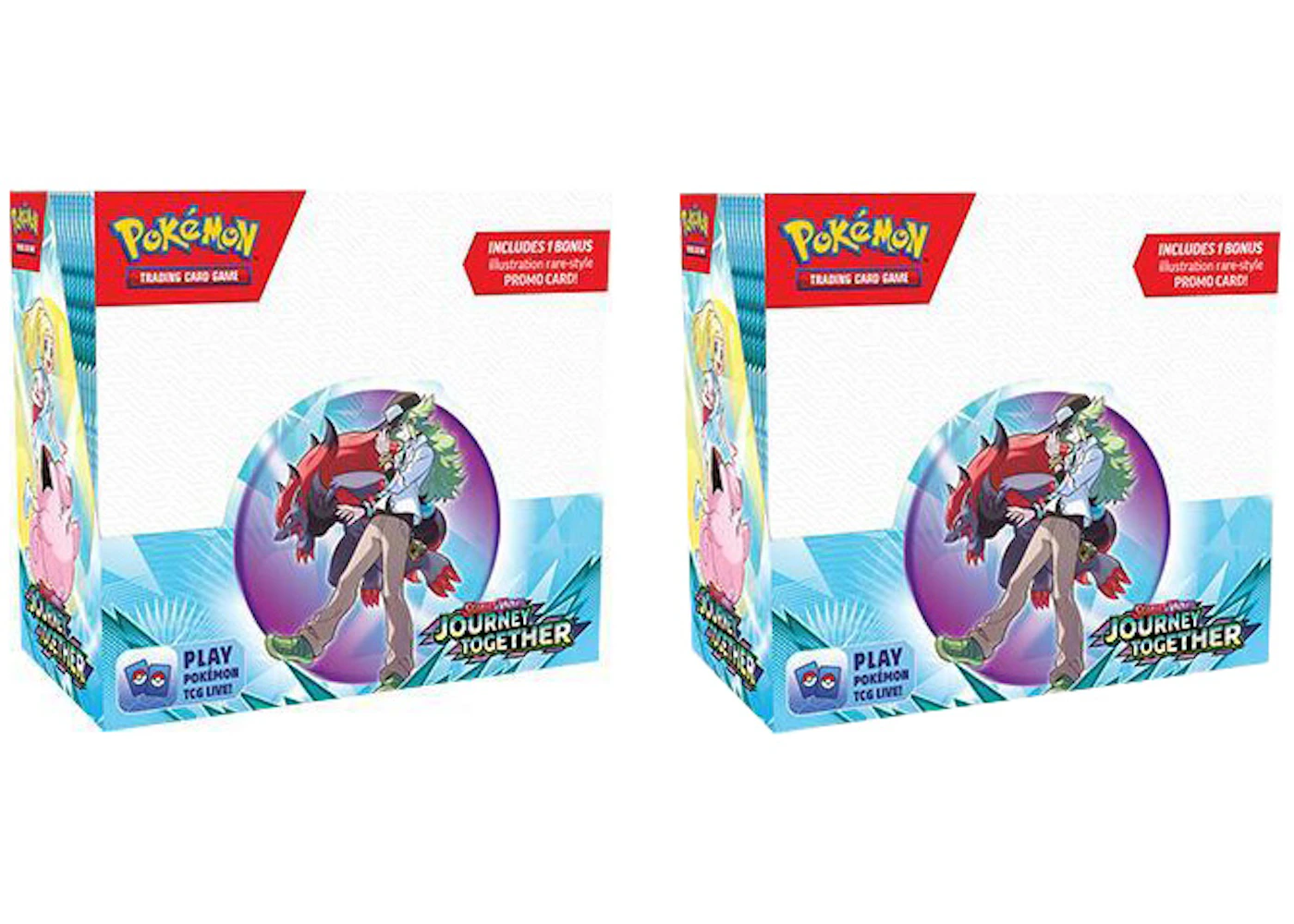 Pokmon Scarlet & Violet Journey Together SV09 Enhanced Booster Box 2x Lot - US Pokmon Scarlet & Violet Journey Together SV09 Enhanced Booster Box 2x Lot - US