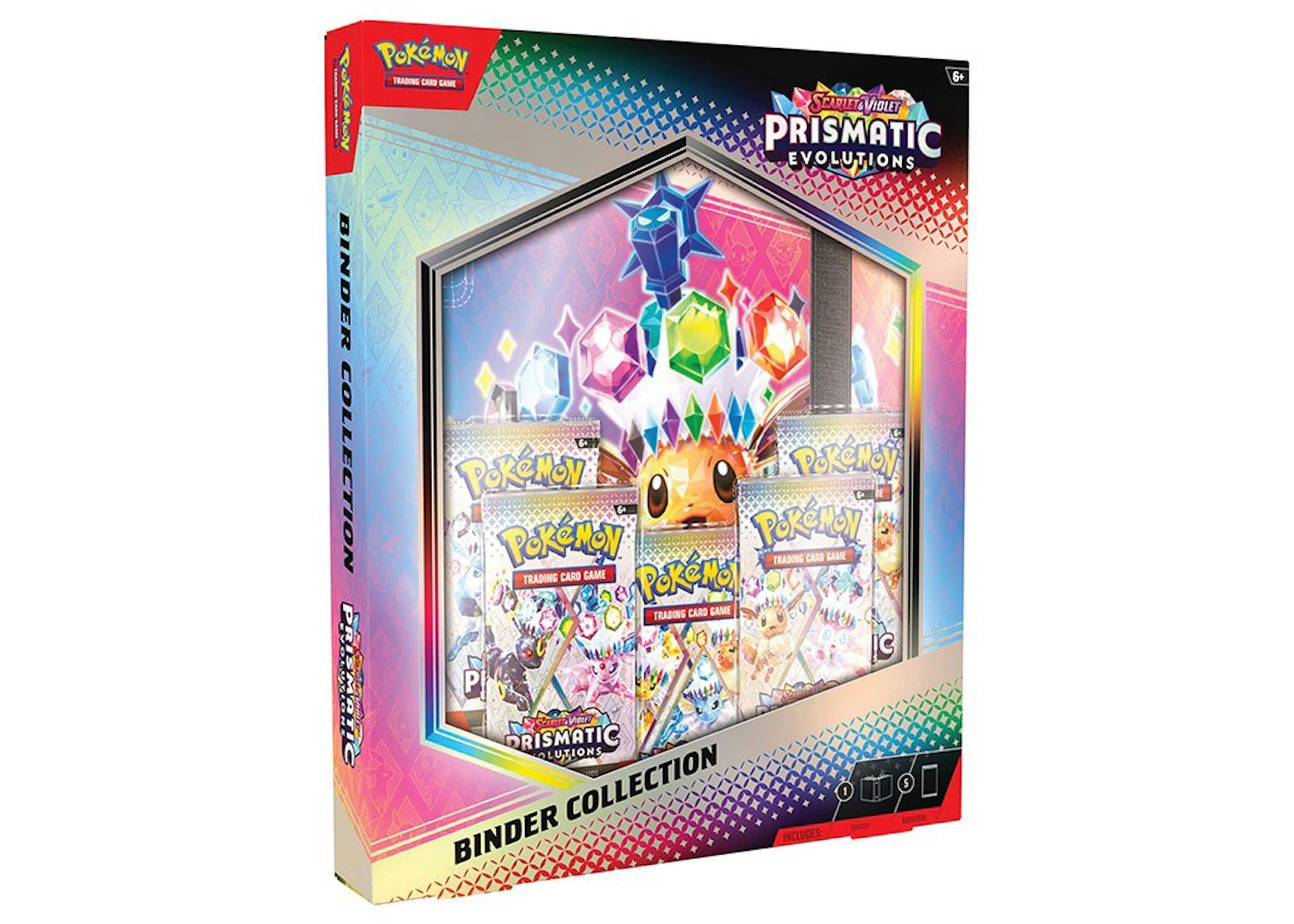 Pokmon Scarlet & Violet Prismatic Evolutions Binder Collection - US Pokmon Scarlet & Violet Prismatic Evolutions Binder Collection - US