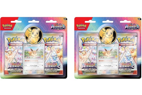 Pokmon Scarlet & Violet Prismatic Evolutions 2 Booster Pack Blister Box 2x Lot - US Pokmon Scarlet & Violet Prismatic Evolutions 2 Booster Pack Blister Box 2x Lot - US