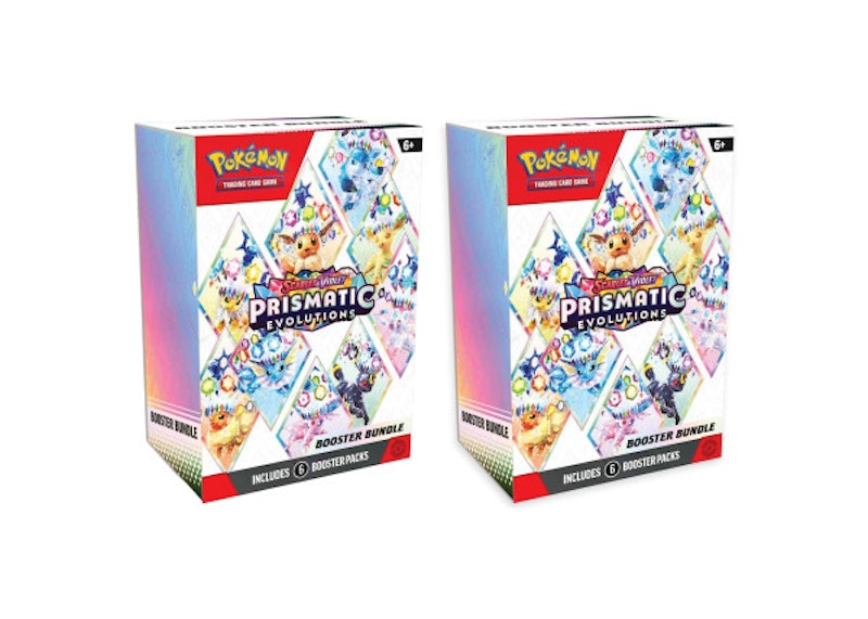 Pokémon Scarlet & Violet Prismatic Evolutions Booster Bundle 2x