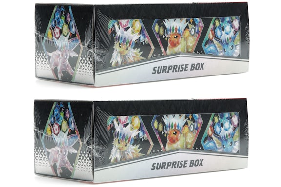 Pokémon Scarlet & Violet Prismatic Evolutions Surprise Box 2x Lot