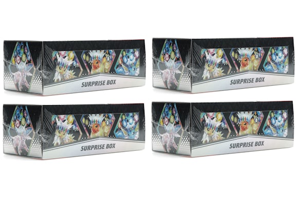 Pokémon Scarlet & Violet Prismatic Evolutions Surprise Box 4x Lot