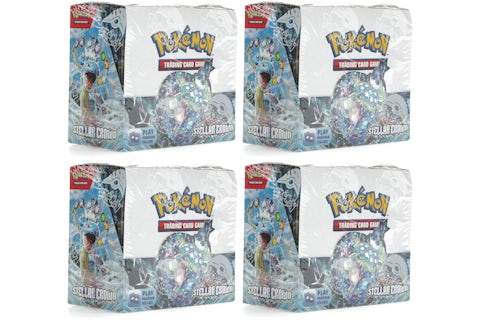 Pokmon Scarlet & Violet Stellar Crown Booster Box 4x Lot - US Pokmon Scarlet & Violet Stellar Crown Booster Box 4x Lot - US