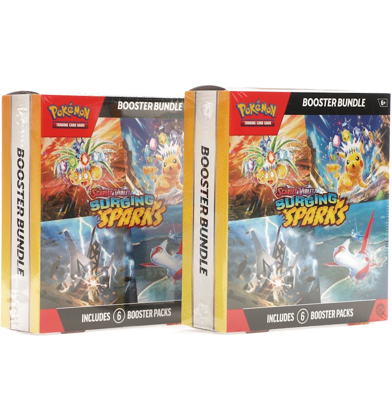 Pokmon Scarlet & Violet Surging Sparks Booster Bundle Box 2x Lot - US Pokmon Scarlet & Violet Surging Sparks Booster Bundle Box 2x Lot - US