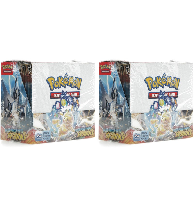 Pokmon Scarlet & Violet Surging Sparks Booster Display Box 2x Lot - US Pokmon Scarlet & Violet Surging Sparks Booster Display Box 2x Lot - US
