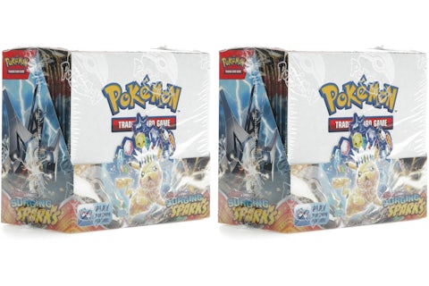 Pokmon Scarlet & Violet Surging Sparks Booster Display Box 2x Lot - US Pokmon Scarlet & Violet Surging Sparks Booster Display Box 2x Lot - US