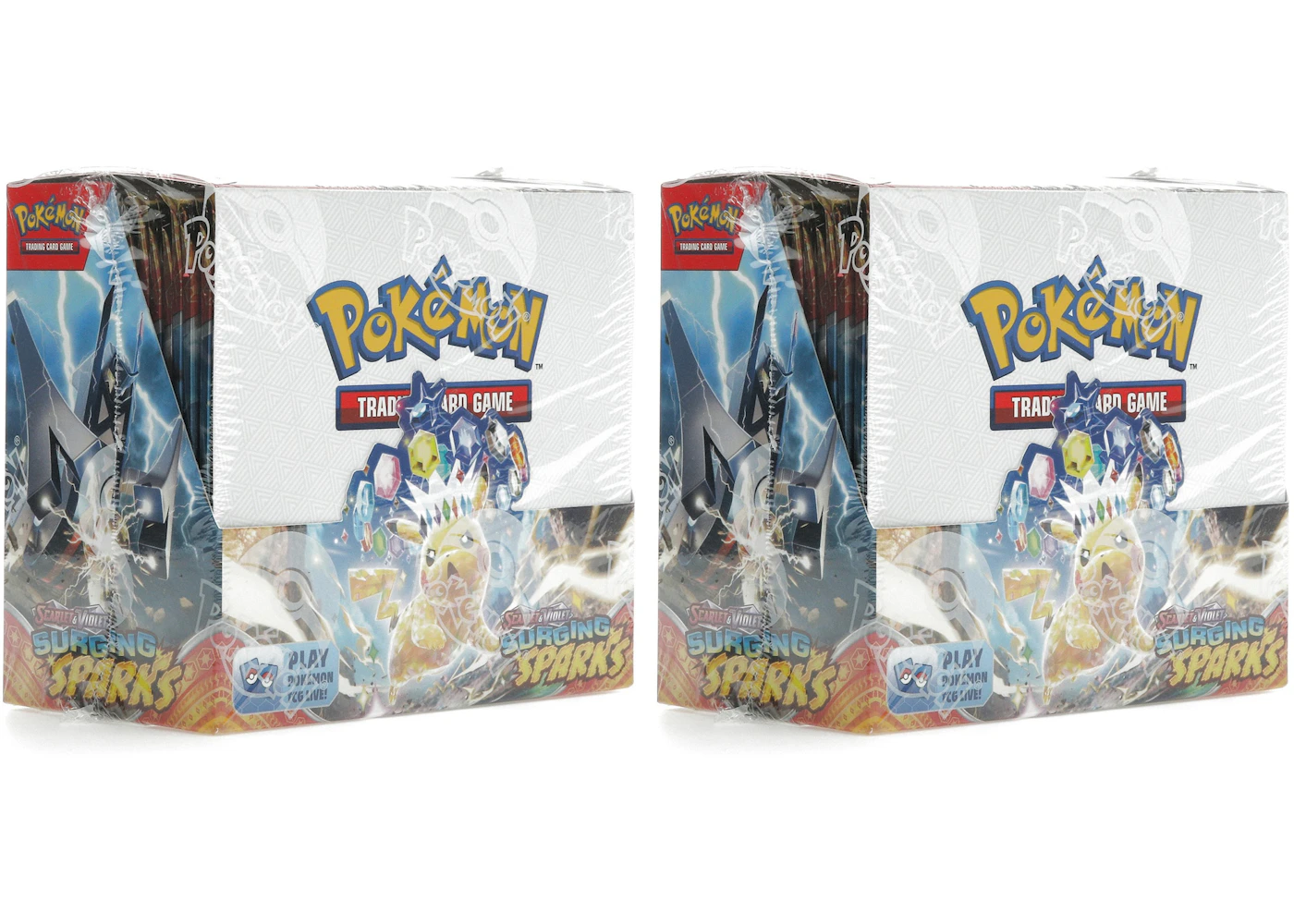 Pokmon Scarlet & Violet Surging Sparks Booster Display Box 2x Lot - US Pokmon Scarlet & Violet Surging Sparks Booster Display Box 2x Lot - US