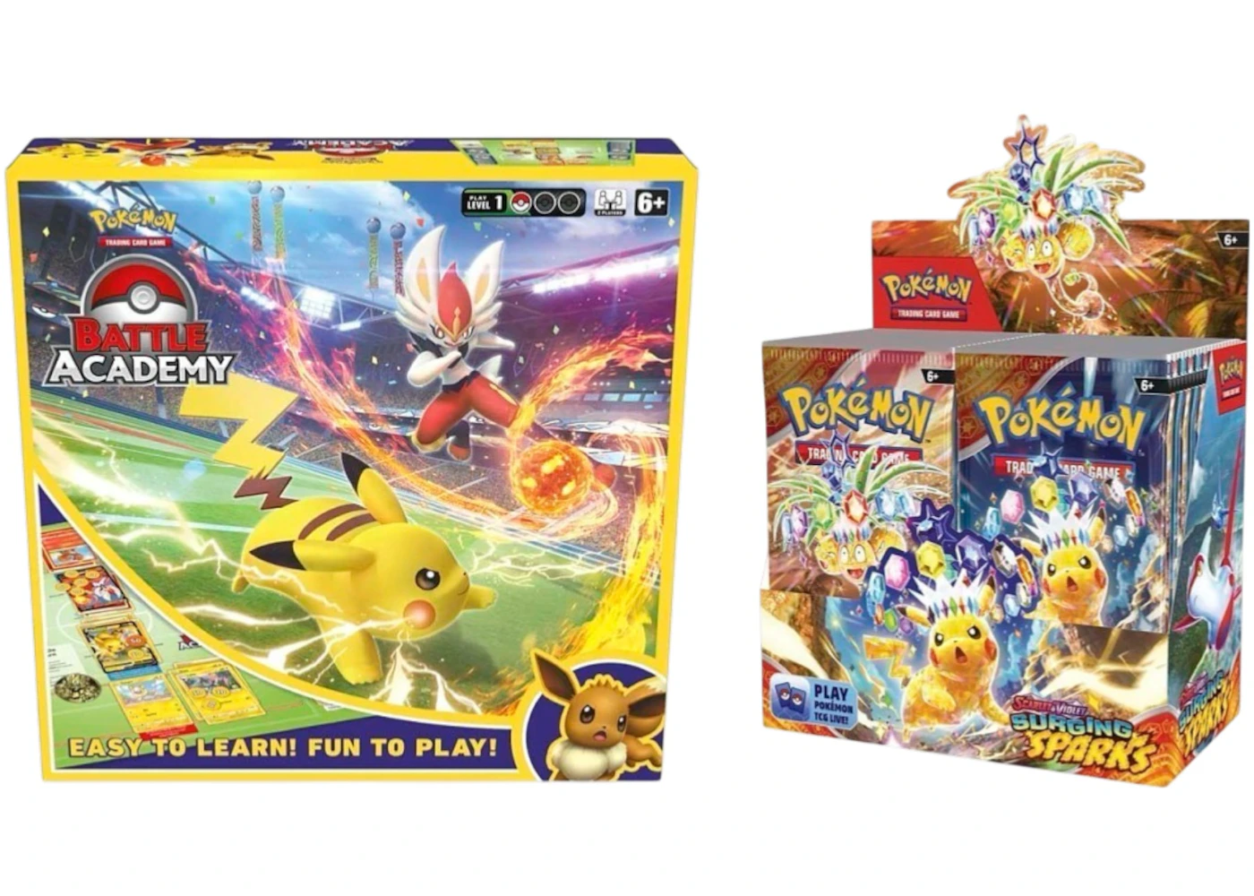 Pokmon Scarlet & Violet Surging Sparks Booster Display Box & Battle Academy Bundle - US Pokmon Scarlet & Violet Surging Sparks Booster Display Box & Battle Academy Bundle - US