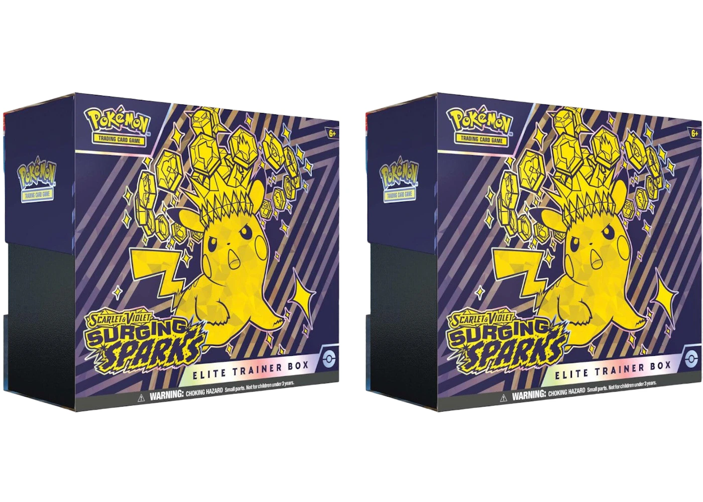 Pokmon Scarlet & Violet Surging Sparks Elite Trainer Box 2x Lot - US Pokmon Scarlet & Violet Surging Sparks Elite Trainer Box 2x Lot - US