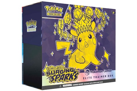 Pokmon Scarlet & Violet Surging Sparks Pokemon Center Elite Trainer Box - US Pokmon Scarlet & Violet Surging Sparks Pokemon Center Elite Trainer Box - US