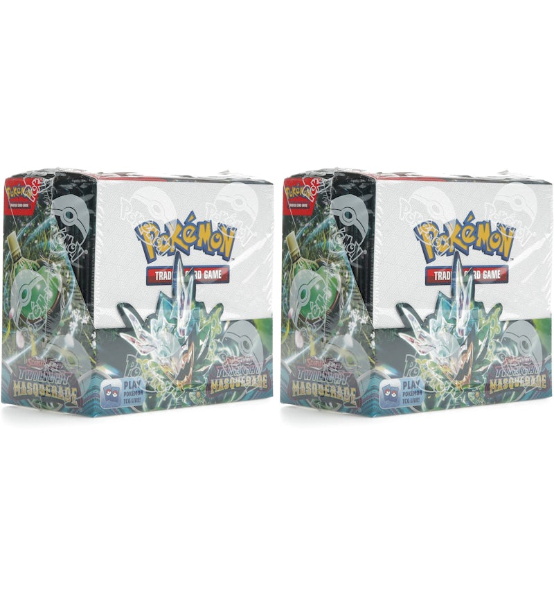 Pokmon Scarlet & Violet Twilight Masquerade Booster Box 2x Lot - US Pokmon Scarlet & Violet Twilight Masquerade Booster Box 2x Lot - US