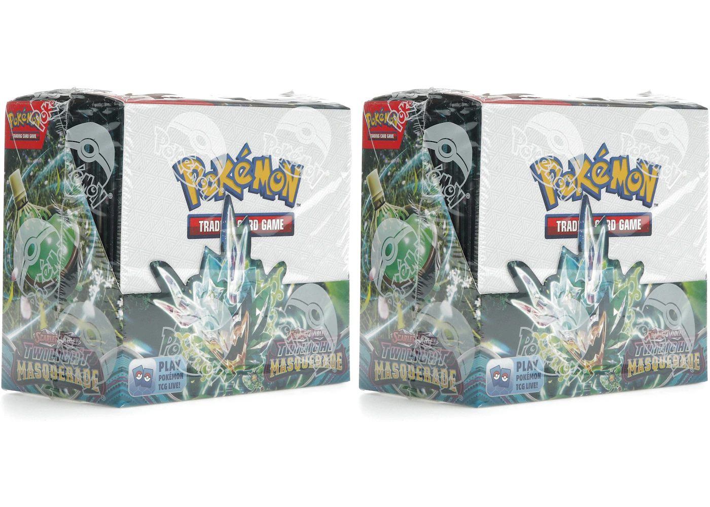 Pokmon Scarlet & Violet Twilight Masquerade Booster Box 2x Lot - US Pokmon Scarlet & Violet Twilight Masquerade Booster Box 2x Lot - US