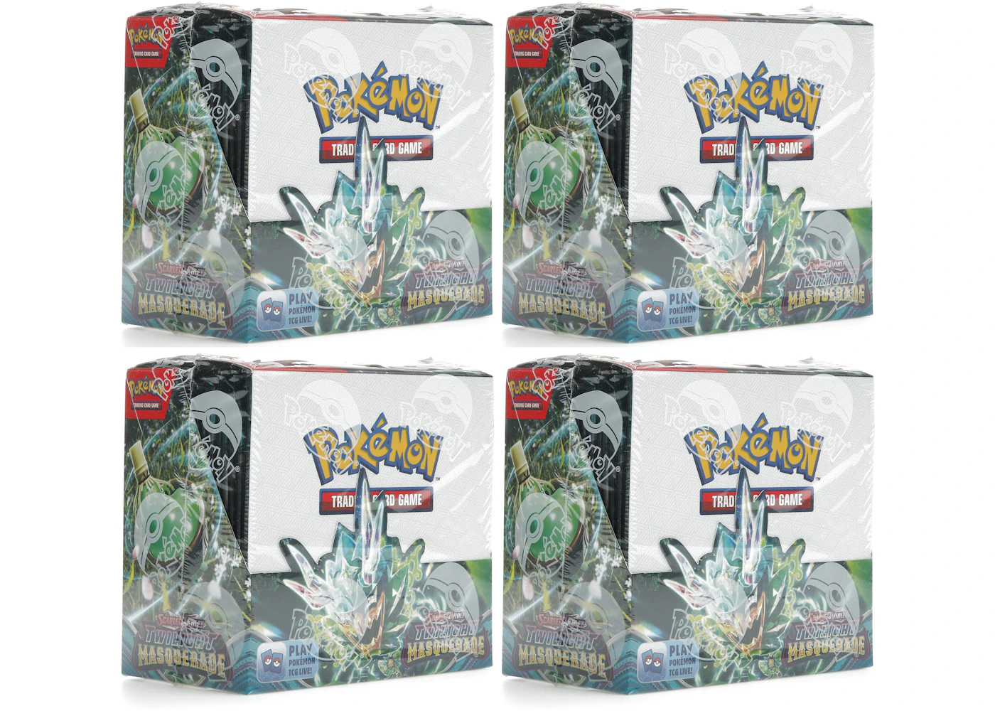 Pokmon Scarlet & Violet Twilight Masquerade Booster Box 4x Lot - US Pokmon Scarlet & Violet Twilight Masquerade Booster Box 4x Lot - US