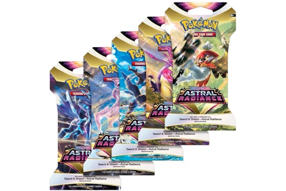 Pokémon Sword & Shield Astral Radiance Sleeved Booster Pack 5x Lot (Artwork May Vary)