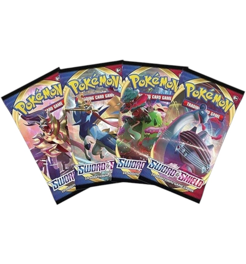 Pokmon Sword & Shield Base Set Booster Pack 4x Lot (Artwork May Vary) - US Pokmon Sword & Shield Base Set Booster Pack 4x Lot (Artwork May Vary) - US